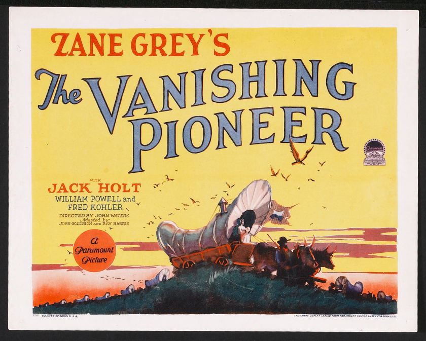 VANISHING PIONEER, THE